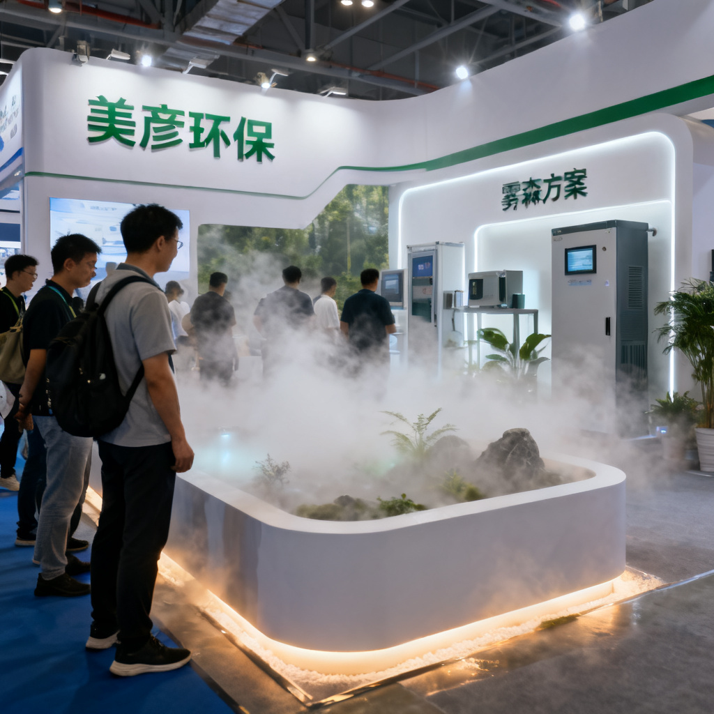 美彦环保亮相行业展会，雾森方案受热捧